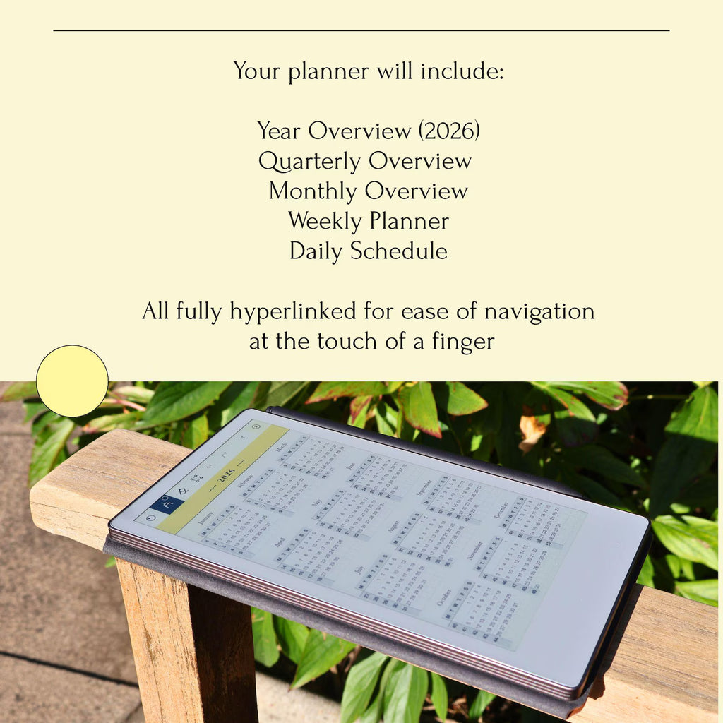 2026 Planner (Paper Pro Move)