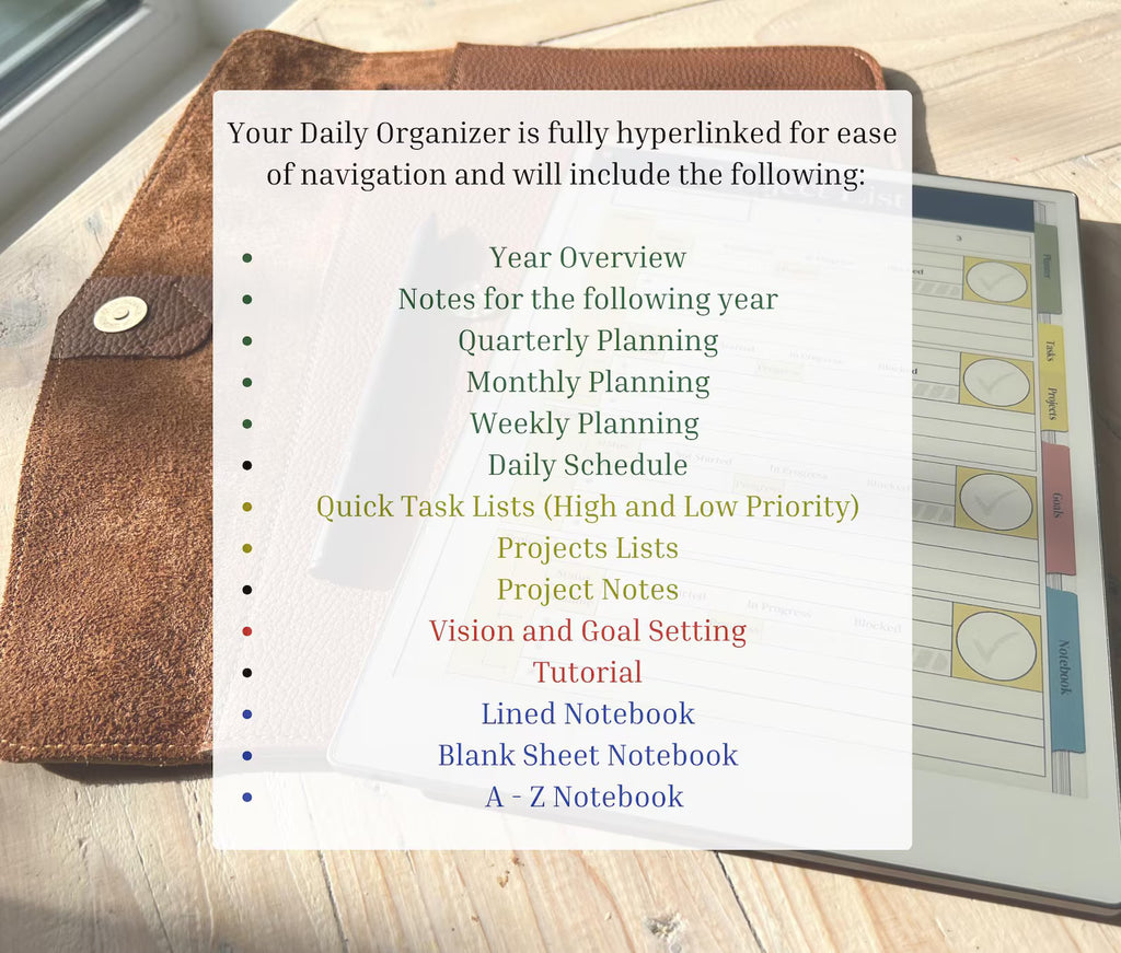 2026 Daily Organizer