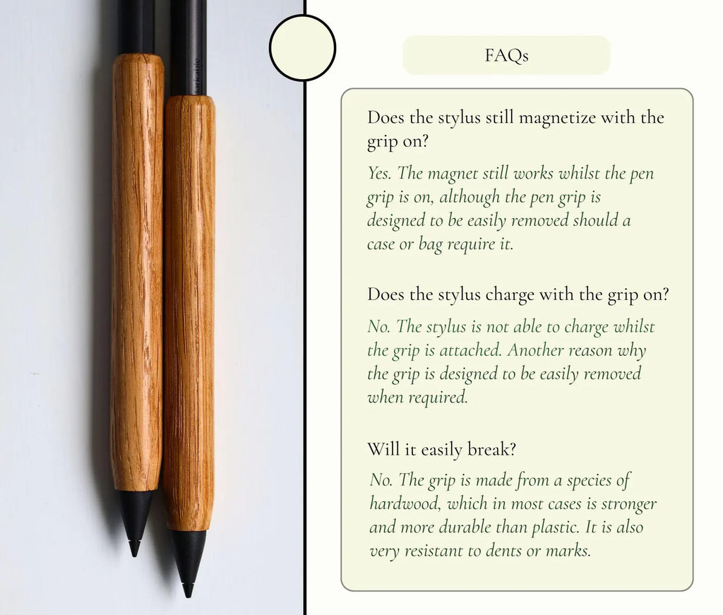 European Oak Stylus Grip