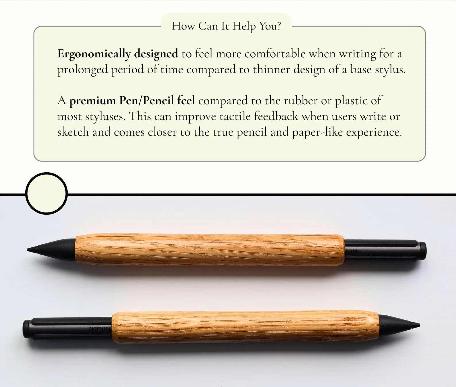 Olive Tree Stylus Grip